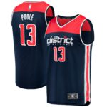 Jordan Poole Washington Wizards Fanatics Youth Fast Break Player Jersey - Statement Edition - Navy