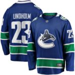 Elias Lindholm Vancouver Canucks Fanatics Home Premier Breakaway Player Jersey - Blue