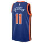 Jalen Brunson 11 New York Knicks 2023/24 City Edition Swingman Jersey - Blue