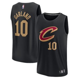 Darius Garland Cleveland Cavaliers Fanatics Fast Break Replica Player Jersey - Statement Edition - Black
