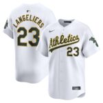 Shea Langeliers Oakland Athletics  Home Limited Player Jersey - White