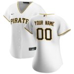 Pittsburgh Pirates  Women's Home Replica Custom Jersey - White