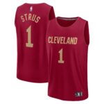 Max Strus Cleveland Cavaliers Fanatics Fast Break Player Jersey - Icon Edition - Wine