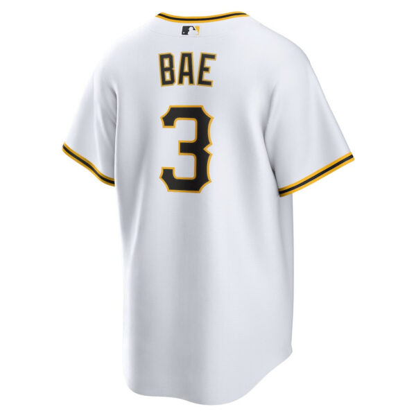 Ji-Hwan Bae 3 Pittsburgh Pirates Men Jersey - White