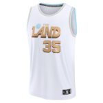 Isaac Okoro Cleveland Cavaliers Fanatics Fastbreak Jersey - City Edition - White