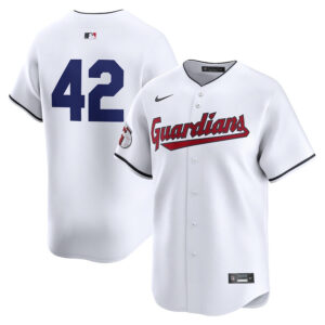 Cleveland Guardians 2024 Jackie Robinson Day Home Men Limited Jersey - White