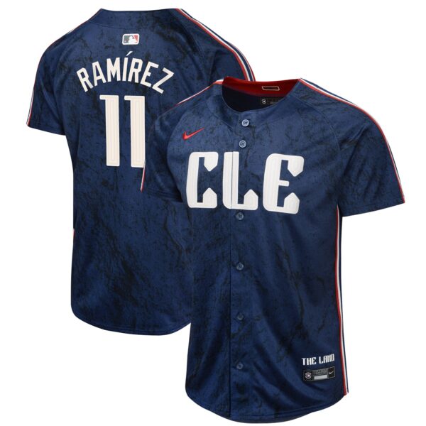 Jose Ramirez Cleveland Guardians  Youth 2024 City Connect Limited Jersey - Navy