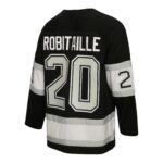 Luc Robitaille Los Angeles Kings Mitchell & Ness Alternate Captain Patch 1992/93 Blue Line Player Jersey - Black
