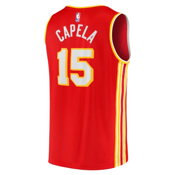 Clint Capela Atlanta Hawks Fanatics 2021/22 Fast Break Replica Jersey - Icon Edition - Red