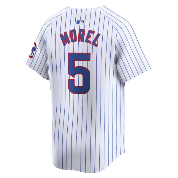 Christopher Morel 5 Chicago Cubs Home Limited Player Men Jersey - White