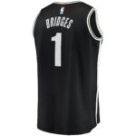 Mikal Bridges Brooklyn Nets Fanatics Big & Tall Fast Break Player Jersey - Black - Icon Edition