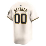 Milwaukee Brewers  Home Limited Pick-A-Player Retired Roster Jersey - Cream