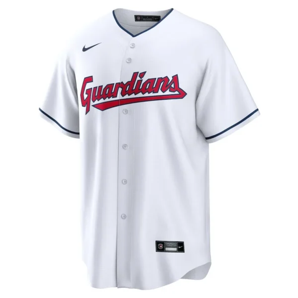 Steven Kwan 38 Cleveland Guardians Home Men Jersey - White