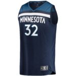Karl-Anthony Towns Minnesota Timberwolves Fanatics Fast Break Replica Player Jersey Navy - Icon Edition