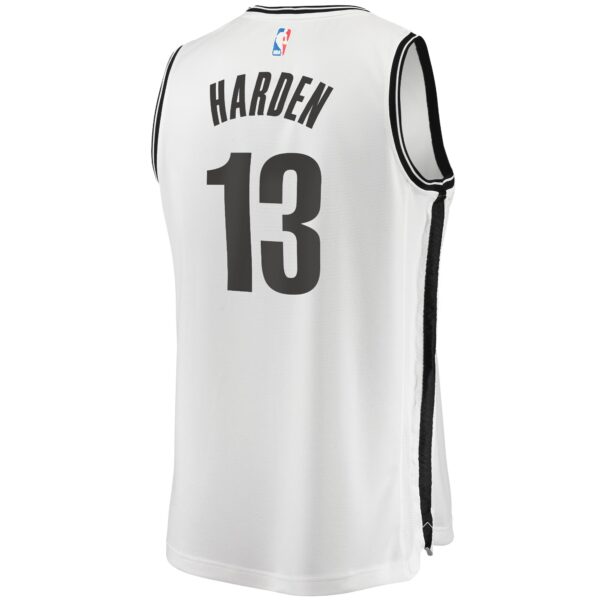 James Harden Brooklyn Nets Fanatics Fast Break Replica Jersey White - Association Edition