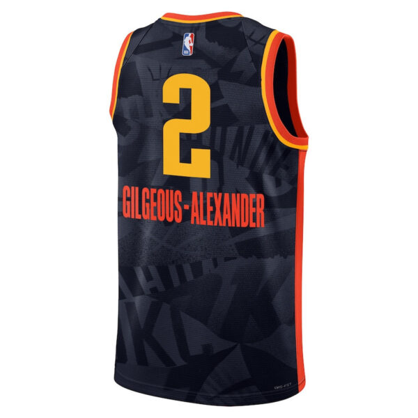 Shai Gilgeous-Alexander 2 Oklahoma City Thunder 2023/24 City Edition Swingman Jersey - Navy