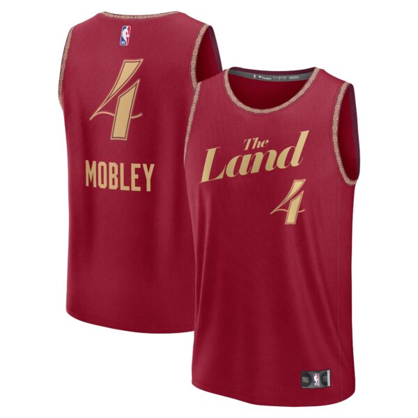 Evan Mobley Cleveland Cavaliers Fanatics Fast Break Jersey - Wine - City Edition