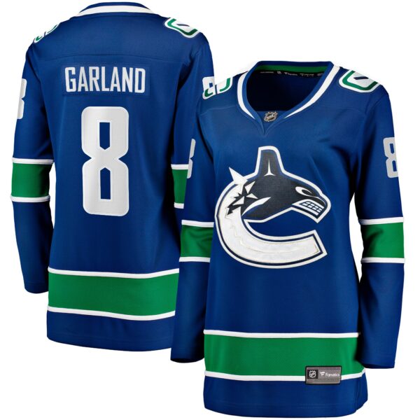 Conor Garland Vancouver Canucks Fanatics Women's Home Breakaway Player Jersey - Blue