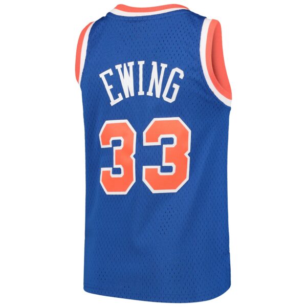 Patrick Ewing New York Knicks Mitchell & Ness Youth Hardwood Classics Swingman Throwback Jersey - Blue