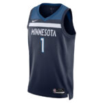 Kyle Anderson 1 Minnesota Timberwolves Unisex Swingman Jersey - Icon Edition - Navy