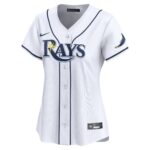 Tampa Bay Rays  Women's Home Limited Custom Jersey - White