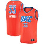 Gordon Hayward Oklahoma City Thunder Fanatics Youth Fast Break Replica Player Jersey - Statement Edition - Orange