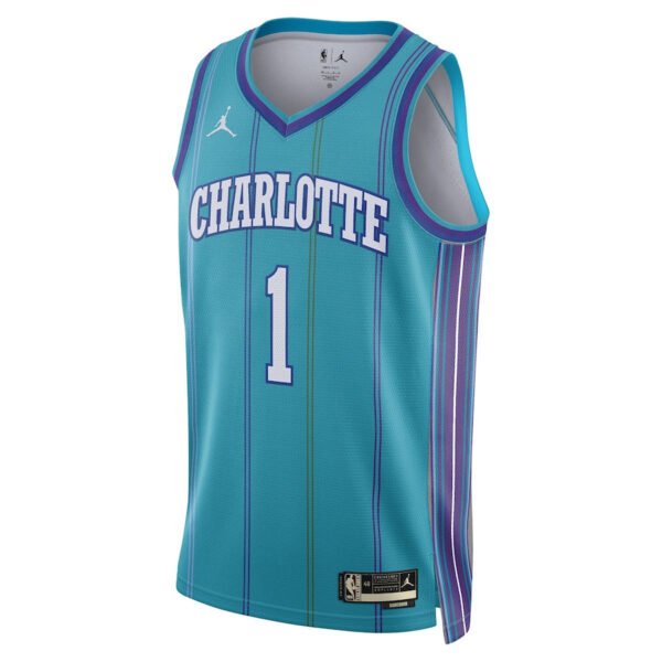 LaMelo Ball 1 Charlotte Hornets 2023/24 Swingman Jersey - Classic Edition - Teal