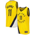 Domantas Sabonis Indiana Pacers Fanatics Fast Break Player Replica Jersey - Statement Edition - Gold