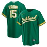 Seth Brown Oakland Athletics  Alternate Replica Jersey - Kelly Green