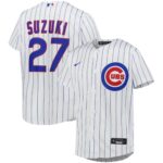 Seiya Suzuki Chicago Cubs  Youth Alternate Replica Player Jersey - White