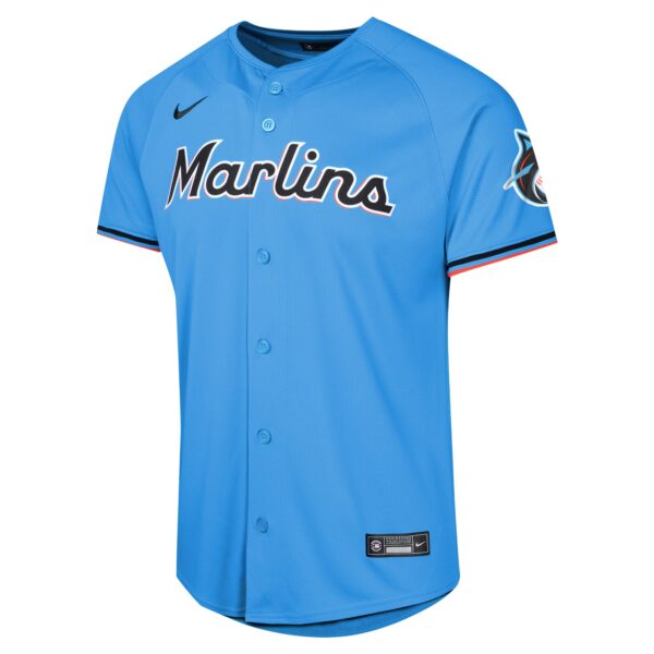 Jazz Chisholm Jr. Miami Marlins  Youth Alternate Limited Player Jerseyu00c2u00a0u00e2u20acu201c Blue