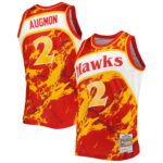 Stacey Augmon Atlanta Hawks Mitchell & Ness 1991/92 Hardwood Classics Marble Swingman Jersey - Red