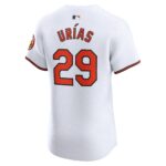 Ramon Urias Baltimore Orioles  Home Elite Player Jersey - White