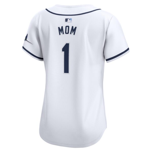 Tampa Bay Rays  Women's #1 Mom Home Limited Jersey - White