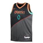 Bilal Coulibaly 0 Washington Wizards 2023/24 City Edition Swingman YOUTH Jersey - Black