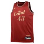 Donovan Mitchell Cleveland Cavaliers  Youth  Swingman Replica Jersey - City Edition - Wine