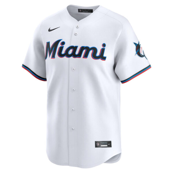 Eury Pérez 39 Miami Marlins Home Limited Men Jersey - White