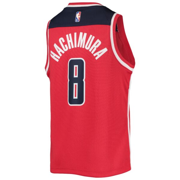 Rui Hachimura Washington Wizards  Youth 2021/22 Diamond Swingman Jersey - Icon Edition - Red