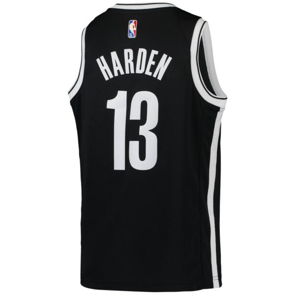 James Harden Brooklyn Nets  Youth 2021/22 Diamond Swingman Jersey - Icon Edition - Black