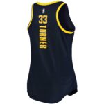 Myles Turner Indiana Pacers Fanatics Women's Fast Break Tank Jersey - Icon Edition - Navy
