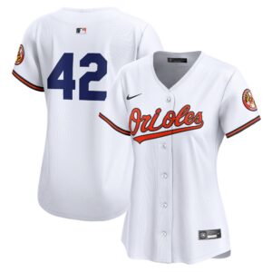 Baltimore Orioles  Women's 2024 Jackie Robinson Day Home Limited Jerseyu00c2u00a0u00e2u20acu201c White