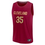 Isaac Okoro Cleveland Cavaliers Fanatics Fast Break Replica Jersey - Icon Edition - Wine