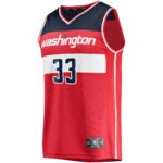 Kyle Kuzma Washington Wizards Fanatics Fast Break Replica Jersey - Icon Edition - Red