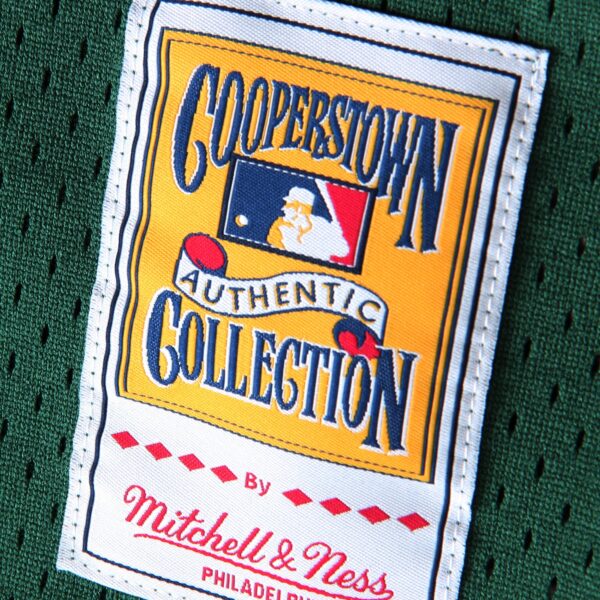 Rickey Henderson Oakland Athletics Mitchell & Ness 1998 Cooperstown Mesh Batting Practice Jersey - Green