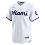 Miami Marlins  Home Limited Jersey - White