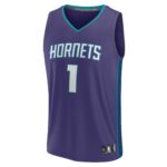LaMelo Ball Charlotte Hornets Fanatics Fast Break Replica Player Jersey - Statement Edition - Purple