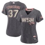 Stephen Strasburg Washington Nationals  Women's City Connect Replica Player Jersey - Gray