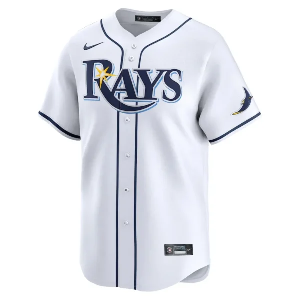 Zach Eflin 24 Tampa Bay Rays Home Limited Player Men Jersey - White