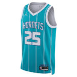 P.J. Washington Jr. 25 Charlotte Hornets Unisex Swingman Jersey - Icon Edition - Teal