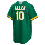 Nick Allen 10 Oakland Athletics Alternate Men Jersey - Kelly Green